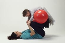 Dobbelball 30 - 40 cm UTSALG !!